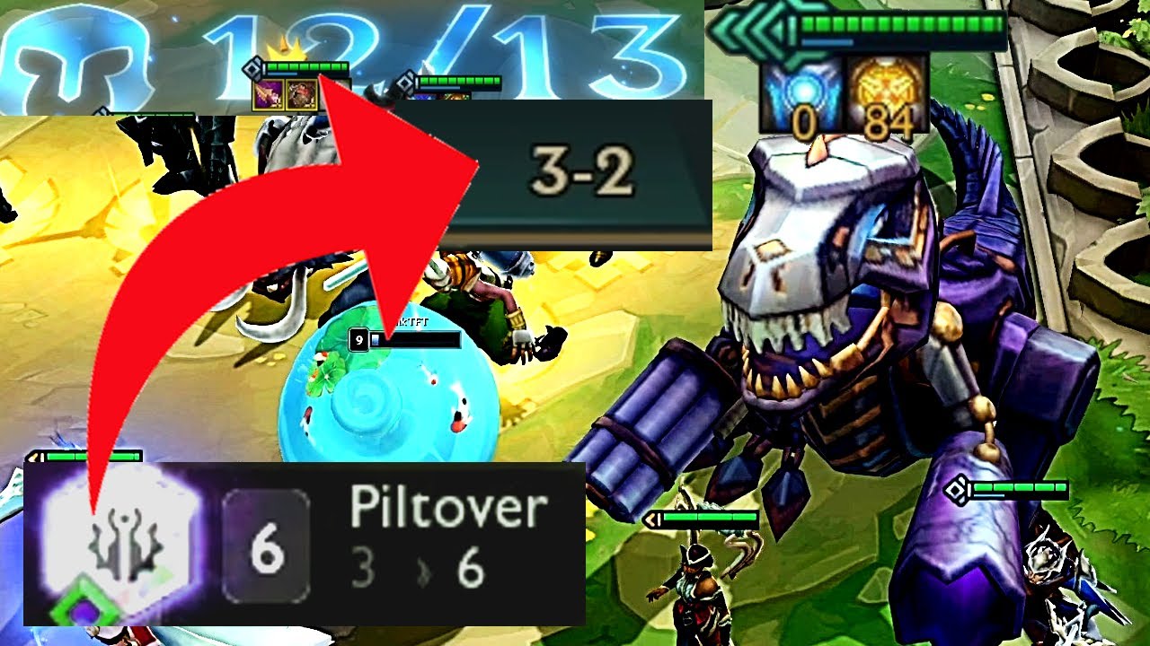 80 Stacks cashout 6 PILTOVER AT 3-2 T-HEX 4 Star ⭐⭐⭐⭐  | TFT Set 9.5