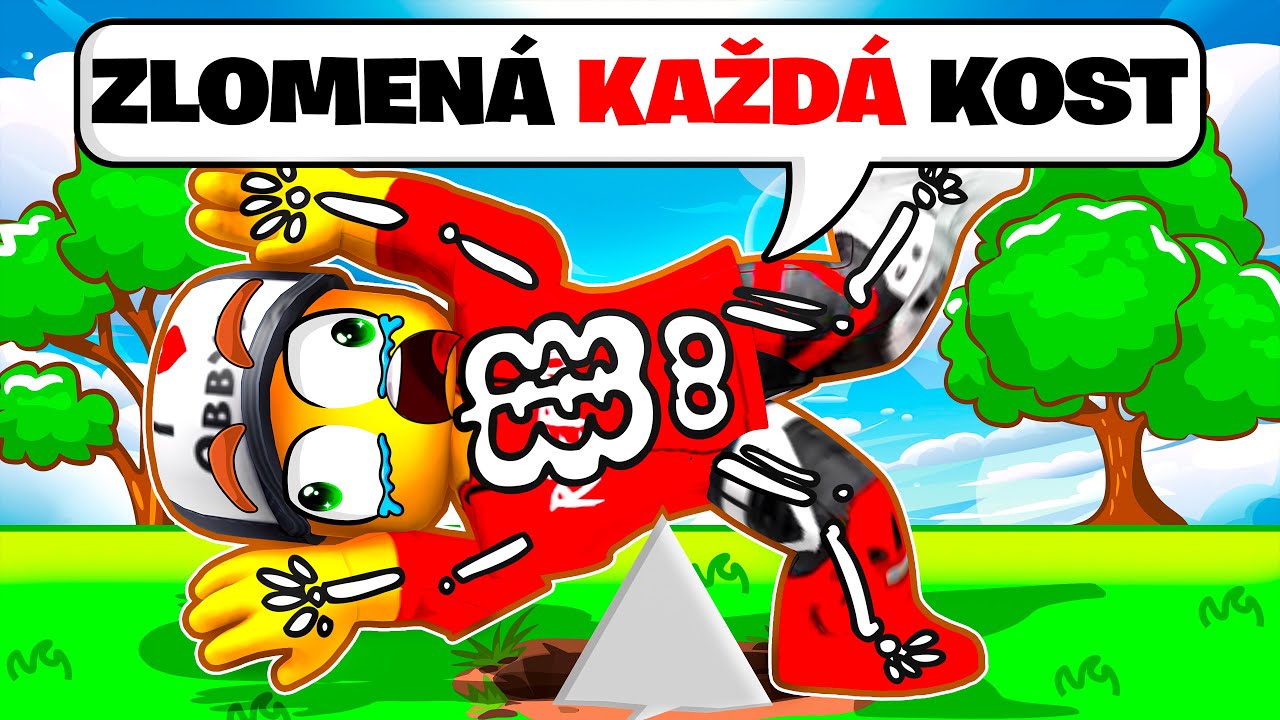 Lámou se mi KOSTI V TĚLE... (Roblox Obby But You Have Bones)