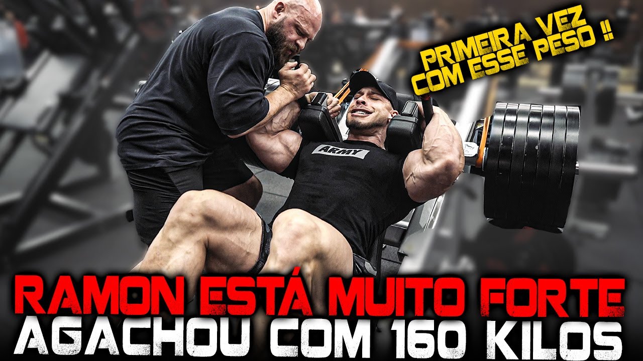 RAMON ESTÁ CADA VEZ MAIS FORTE - RECORDE DE PESO