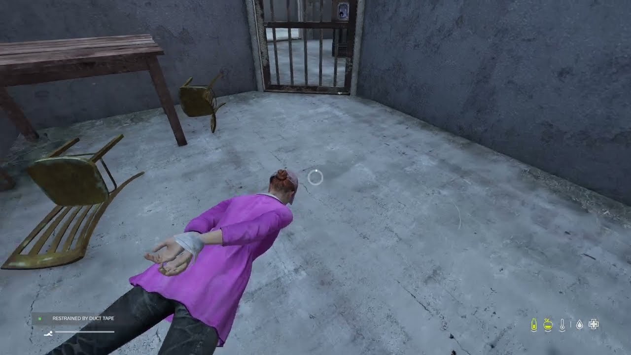DayZ - Girl duct taped in jail