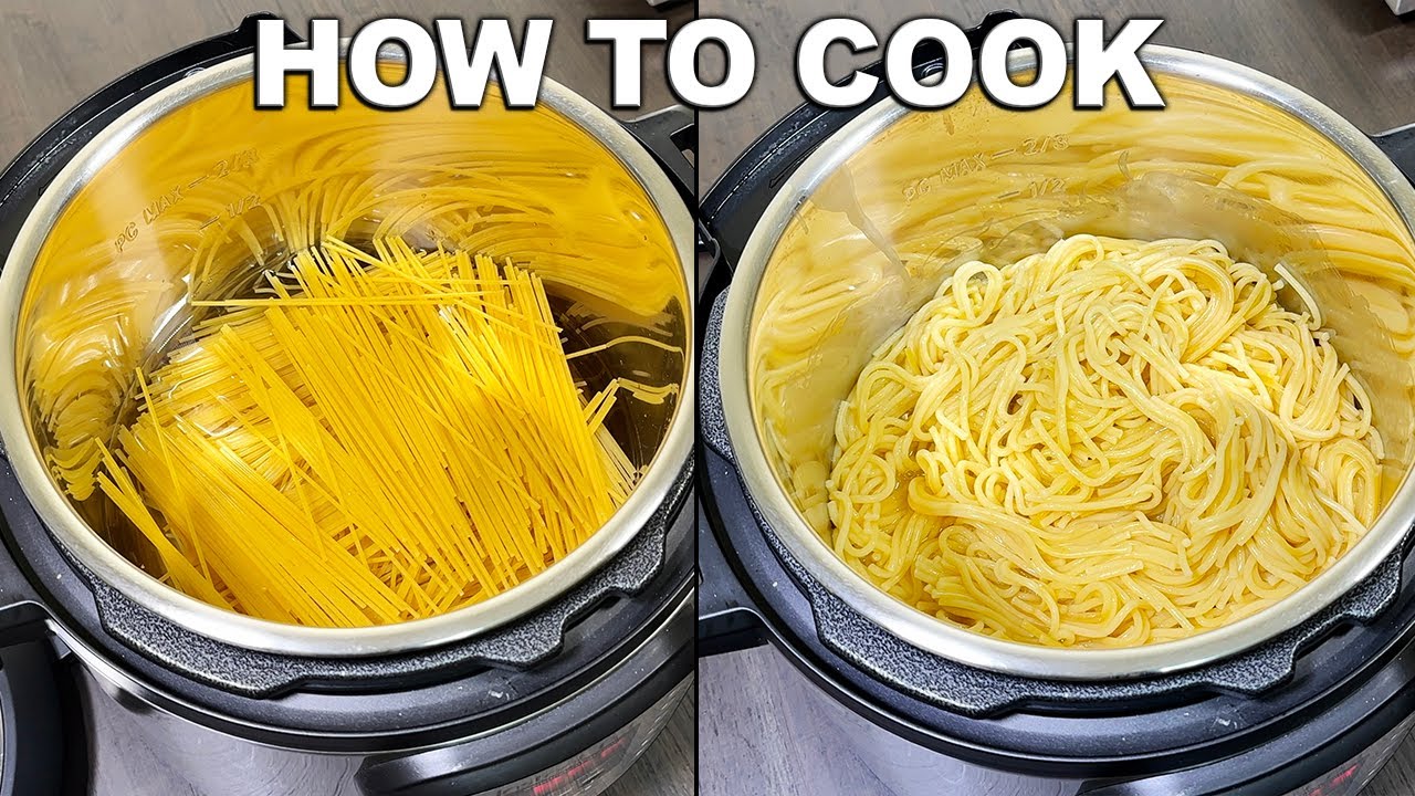 Как приготовить простые спагетти в мультиварке Instant Pot