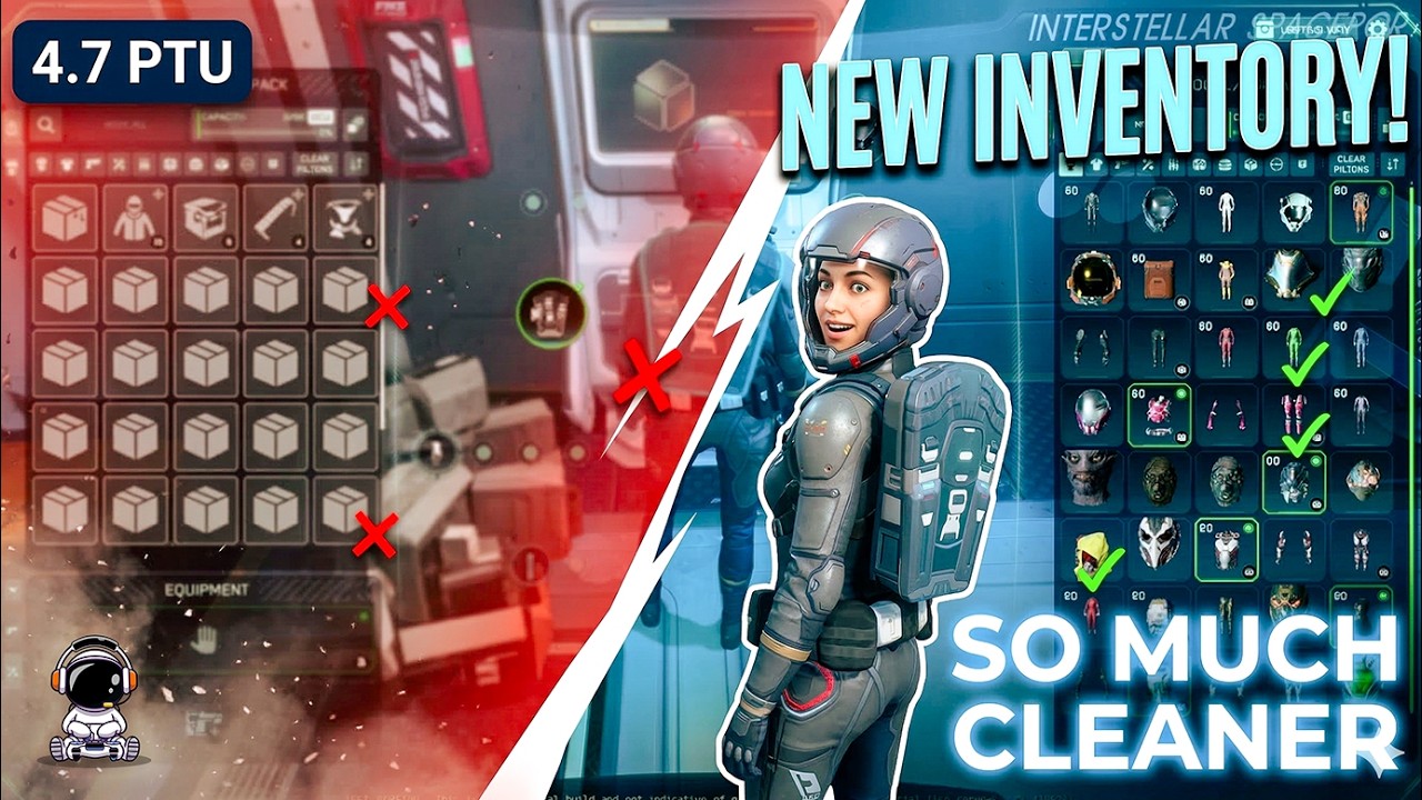 ВАУ! Новый дизайн инвентаря в Star Citizen 4.7!!