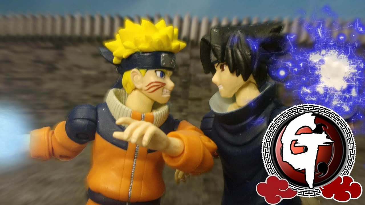 Naruto vs Sasuke Stop Motion うずまきナルトVSうちはサスケ 火影忍者-漩渦鳴人 VS 宇智波佐助