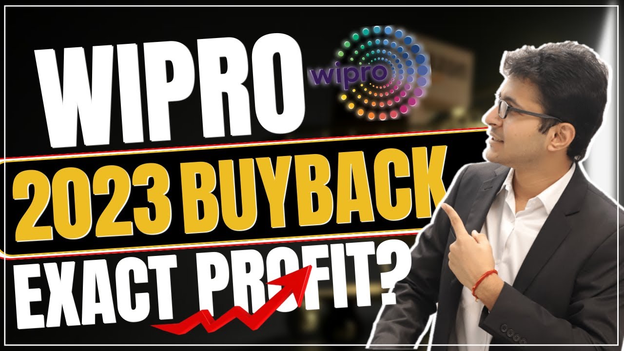 Wipro buyback 2023 - Exact PROFIT with calculations | WIPRO BUYBACK ANALYSIS |