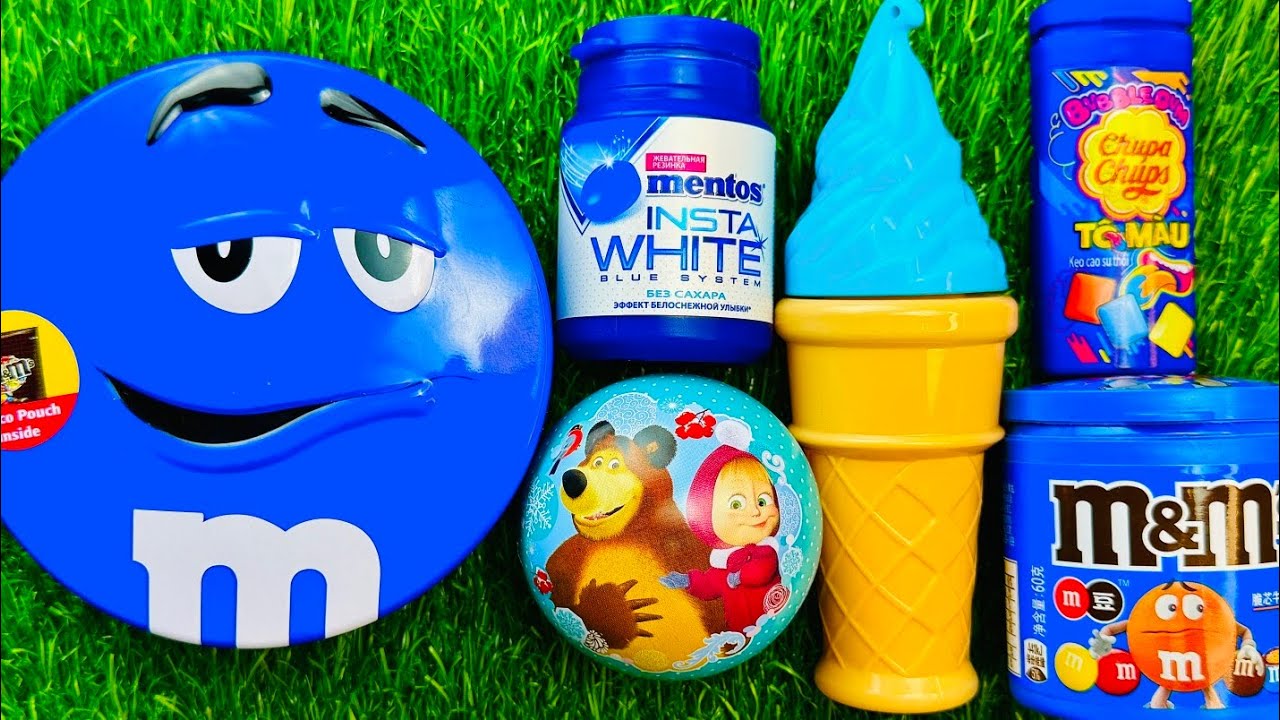 Satisfying Video | Unpacking and Mixing Rainbow Candy in M&M'S Boxes ASMR