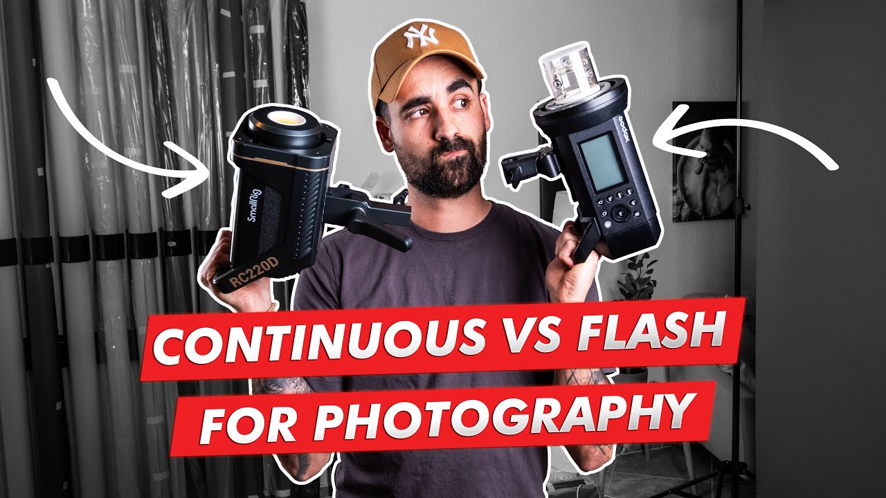 Вспышка или постоянное освещение для фотографии? Давайте обсудим лучший вариант.