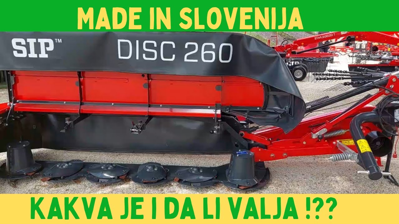 KAKVA JE SLOVENAČKA SIP DISC BOČNA KOSILICA ??!!