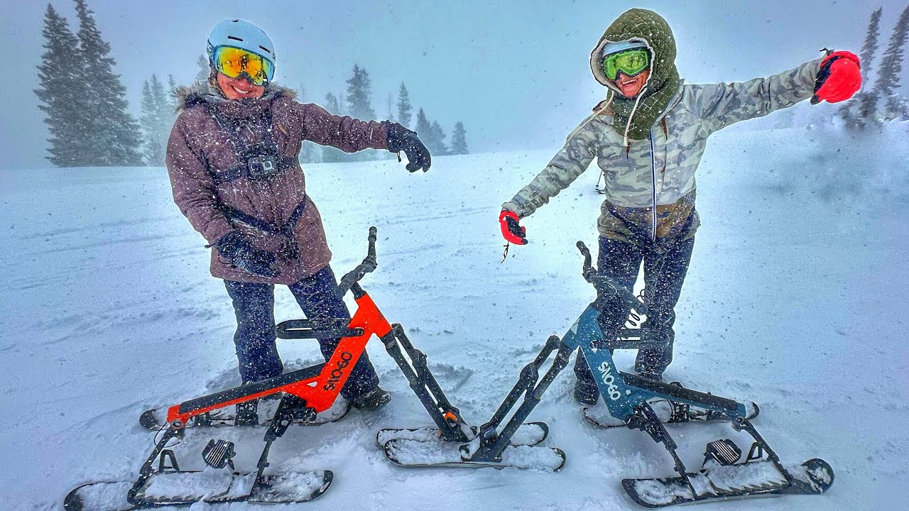 The ultimate Ski Bike adventure | Snogo
