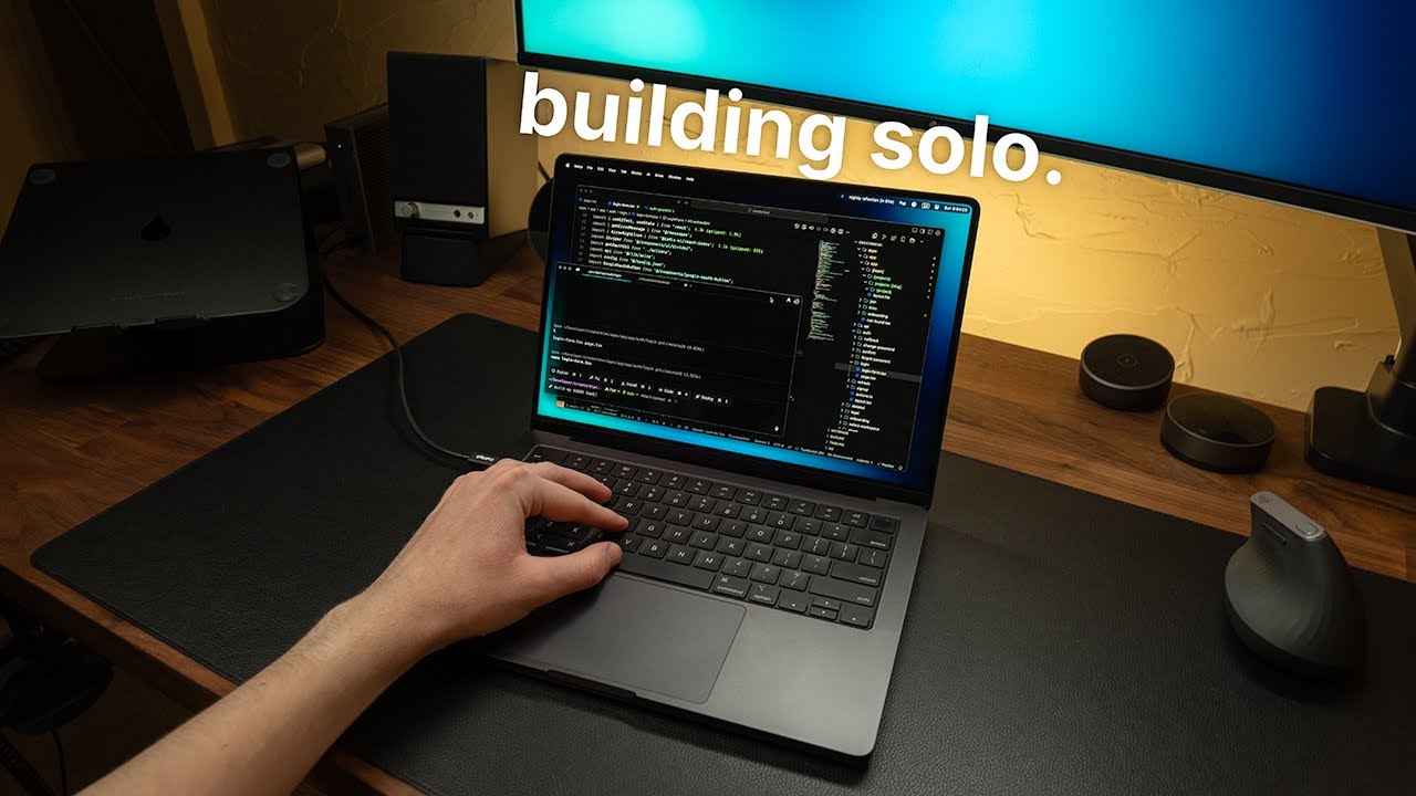 Building a Startup Alone in My 20s (realistic coding vlog)