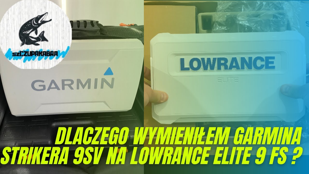 WYMIANA GARMIN STRIKER 9 SV NA LOWRANCE ELITE 9 FS // LOWRANCE ELITE 9 FS UNBOXING // Vlog #13