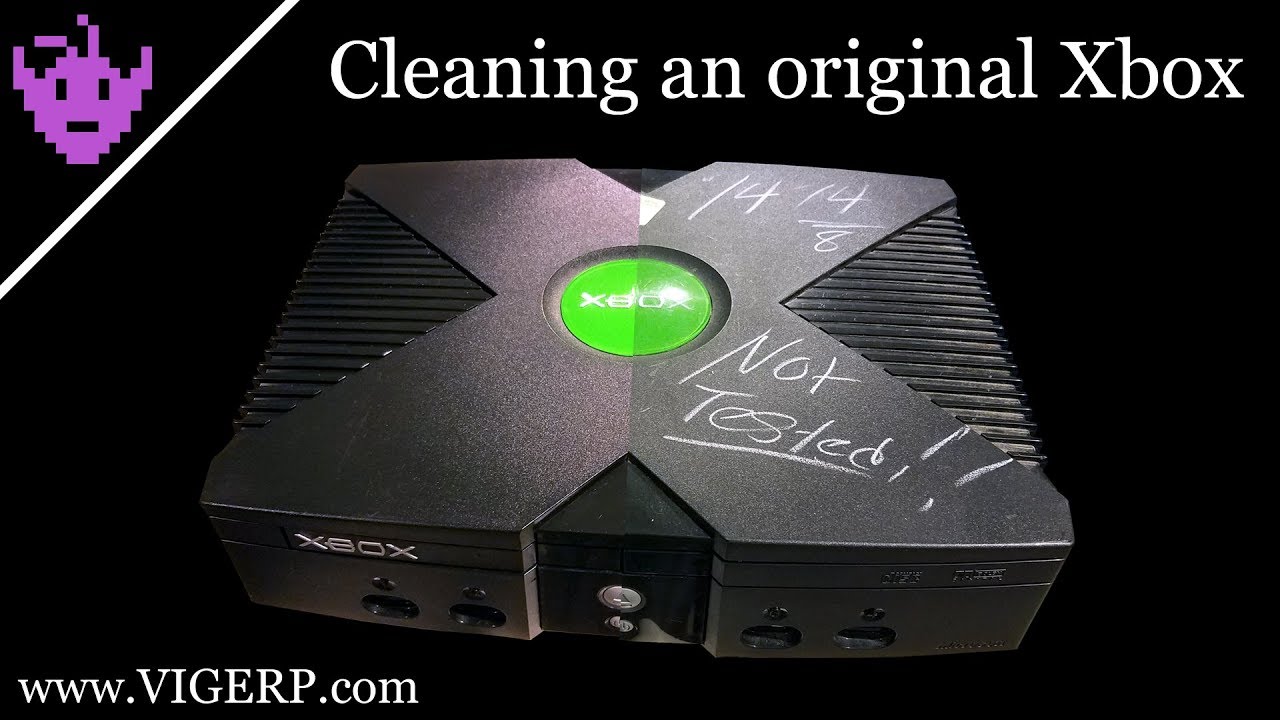 Cleaning an original Xbox