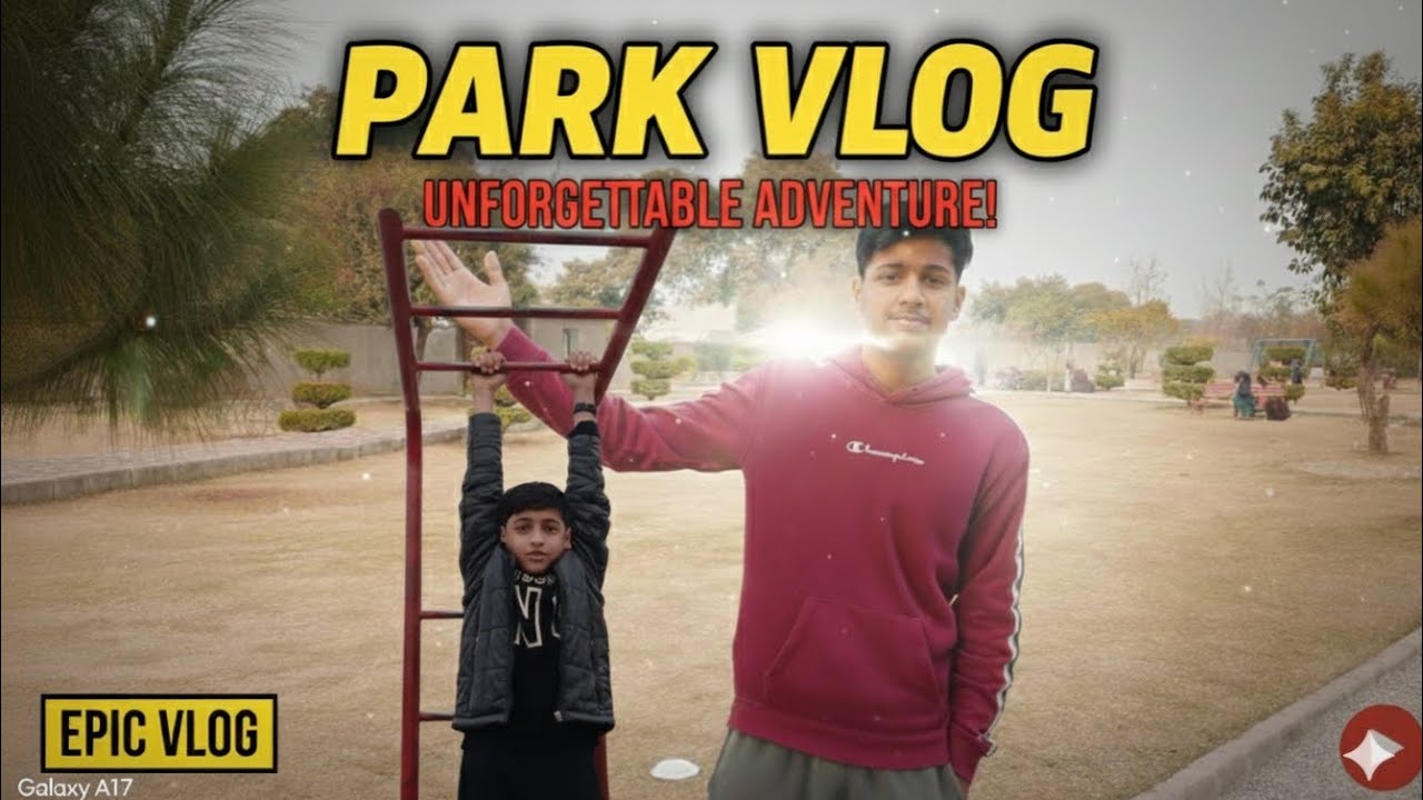 Hum park gaye 😊or zeeshan ke sath hanging challange kia 🥰
