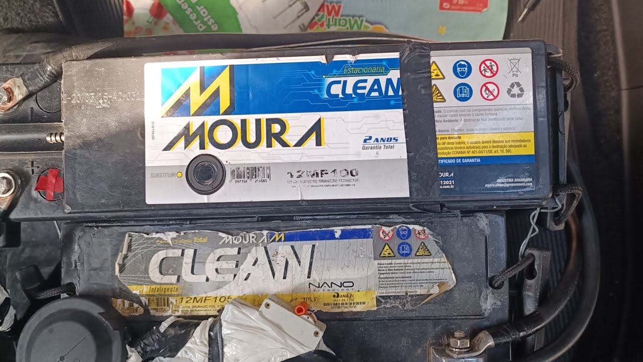 RESULTADO Como recuperar bateria estacionária Moura Clean (Como Abrir) Part.2