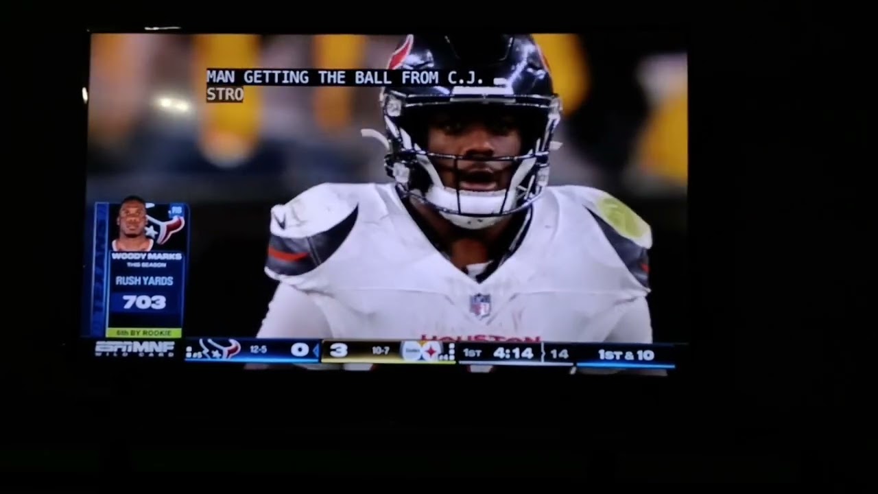 Texens vs steelers!