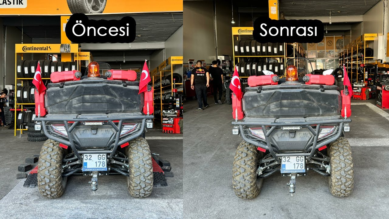 Atv'ye 4 cm spacer taktık Cfmoto 625 touring