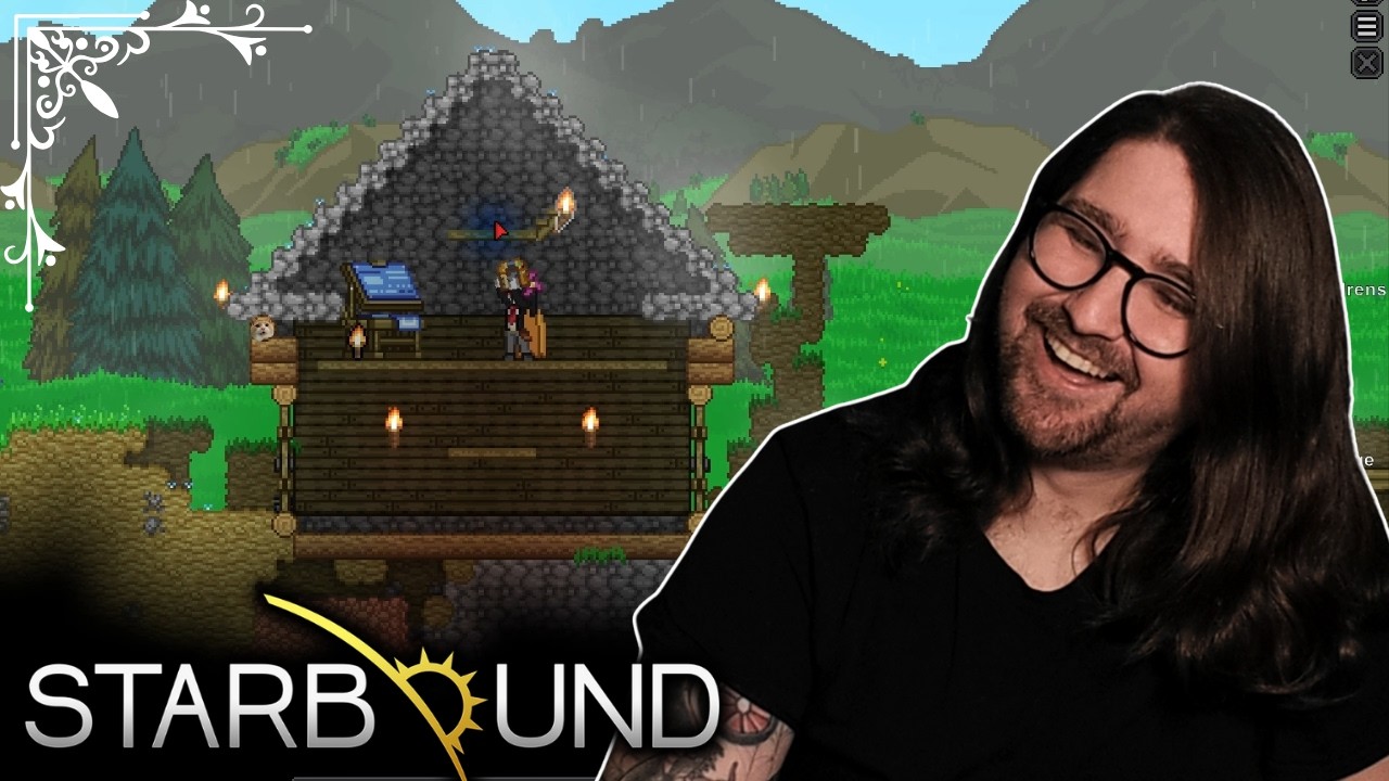 Oh baby we're building now - Starbound