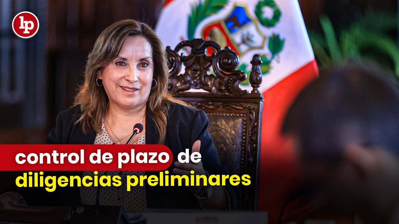 Audiencia de control de plazo de diligencias preliminares (caso Dina Boluarte)