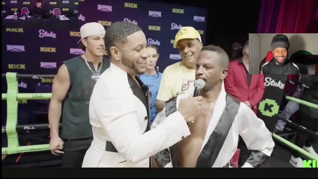 TOO FUNNY!!! Charleston White vs Island Boy FULL FIGHT (Adin Ross Boxing Event)M(REACTION)