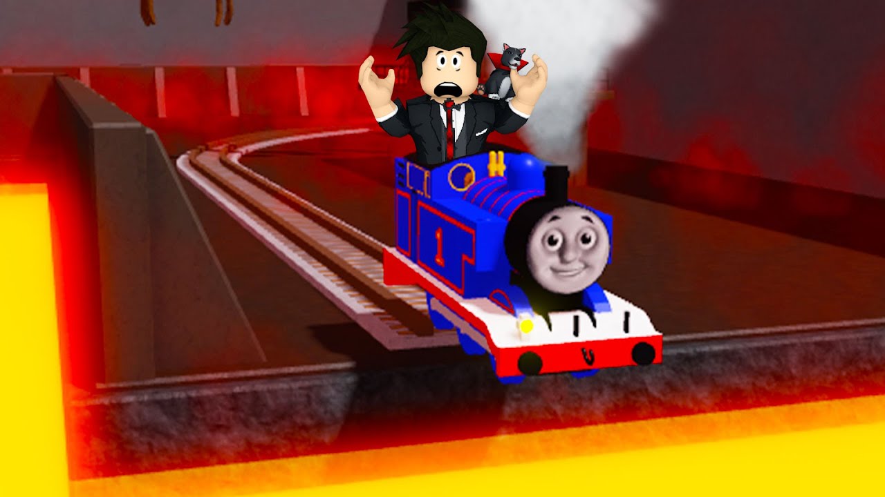 TRENZINHO EM CIMA DA LAVA | Roblox