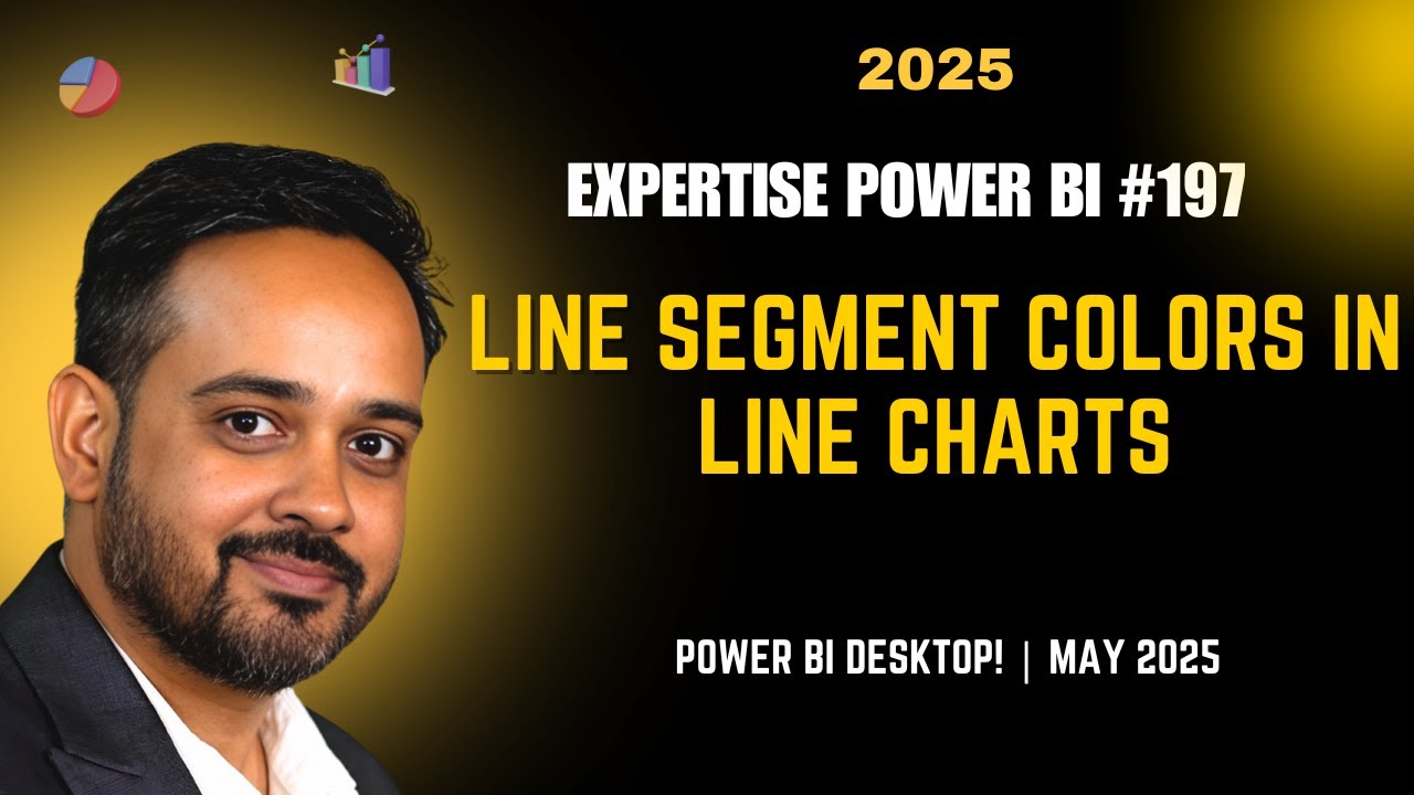 How to Customize Line Segment Colors in Line Charts | Power BI's New Feature May 2025