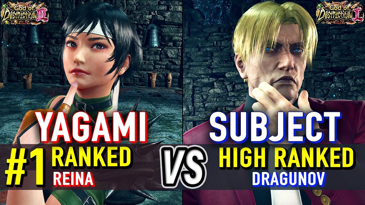 T8 🔥 YAGAMI (#1 Ranked Reina) vs SUBJECT (Dragunov) 🔥 Tekken 8 High Level Gameplay