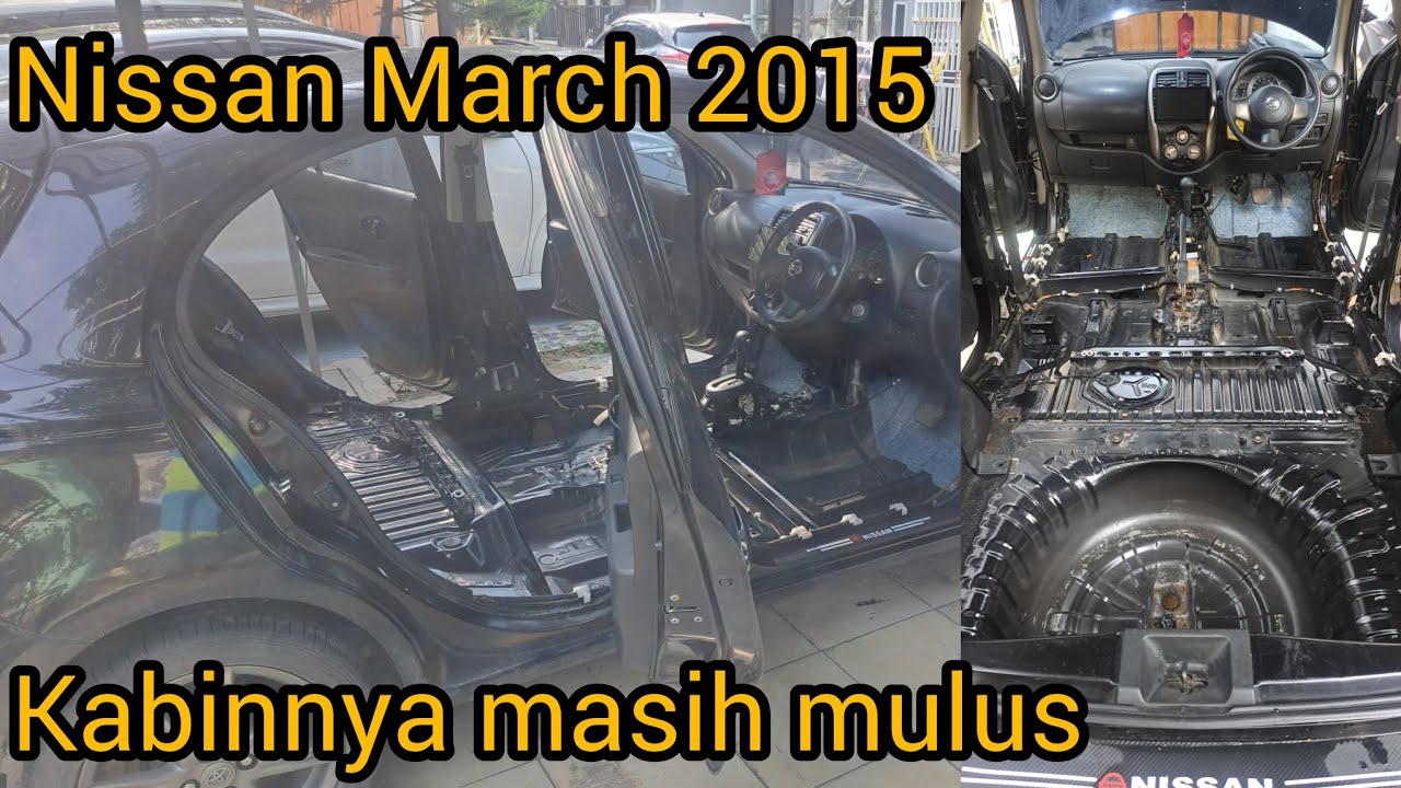 CUCI KARPET DASAR KABIN MOBIL #nissan #nissanmarch #karpetmobil #cucimobil