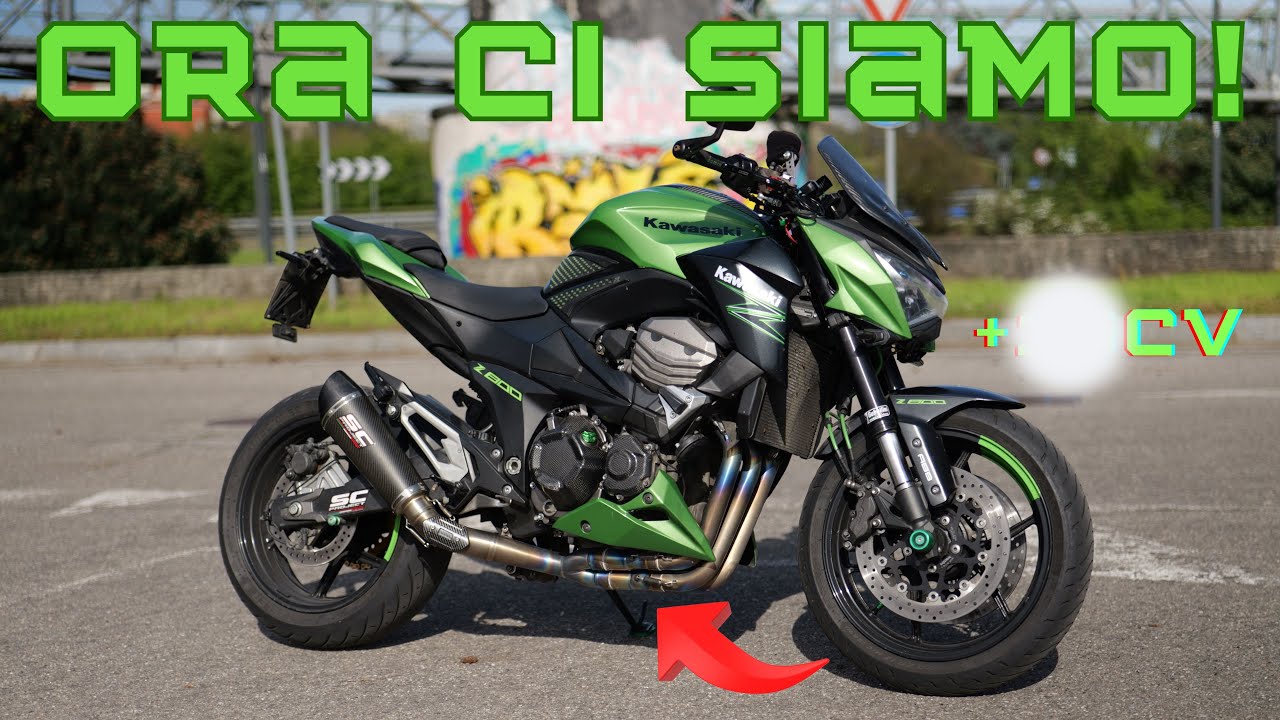 Ho MAPPATO la mia KAWASAKI Z800e , ora come va? (ASSURDA!)
