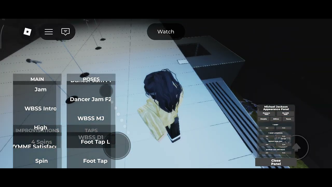 Michael Jackson dangerous World Tour 🕴🏻👑🎤#kpop #mj #roblox 