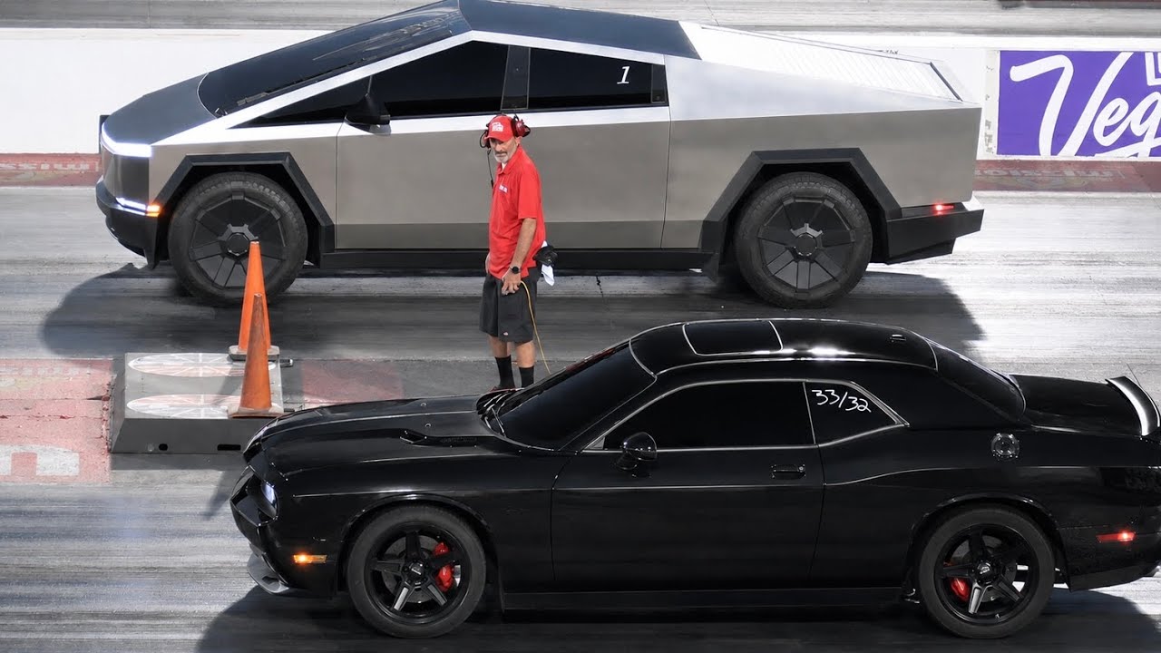 Electric Cars vs V8 Muscle 