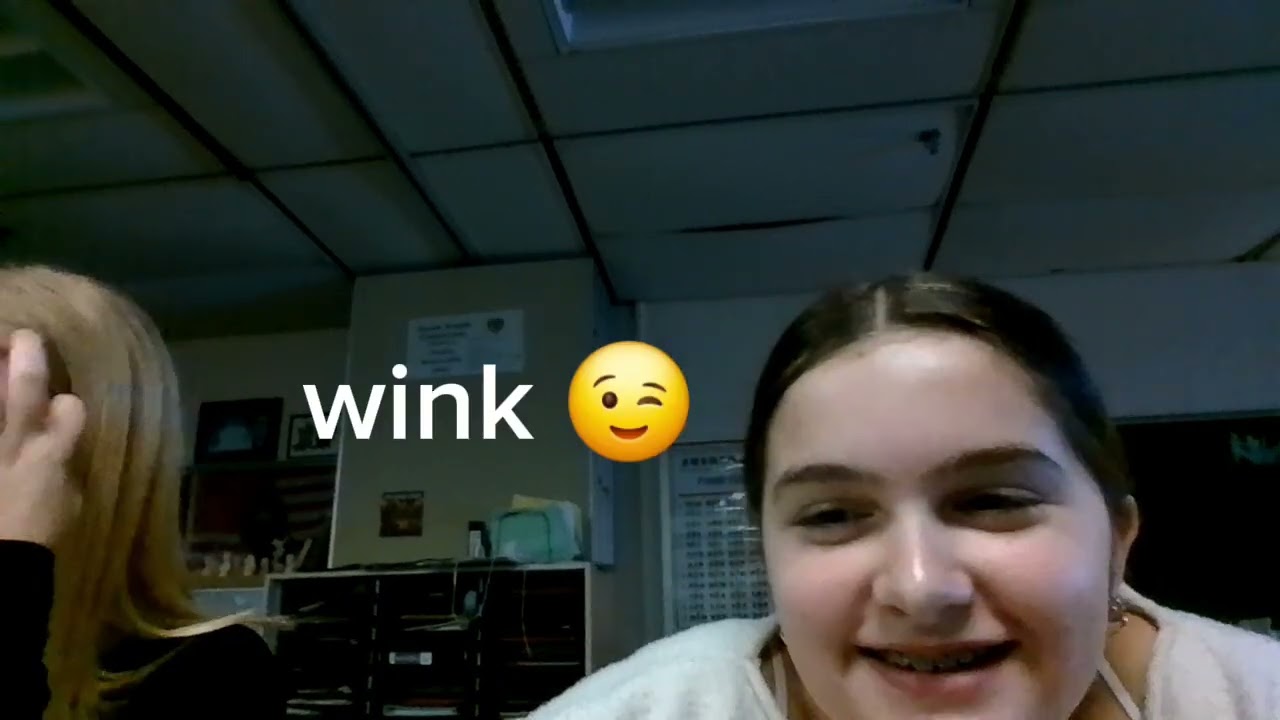 Me and Penny being goofy in class *totally didn't fail*