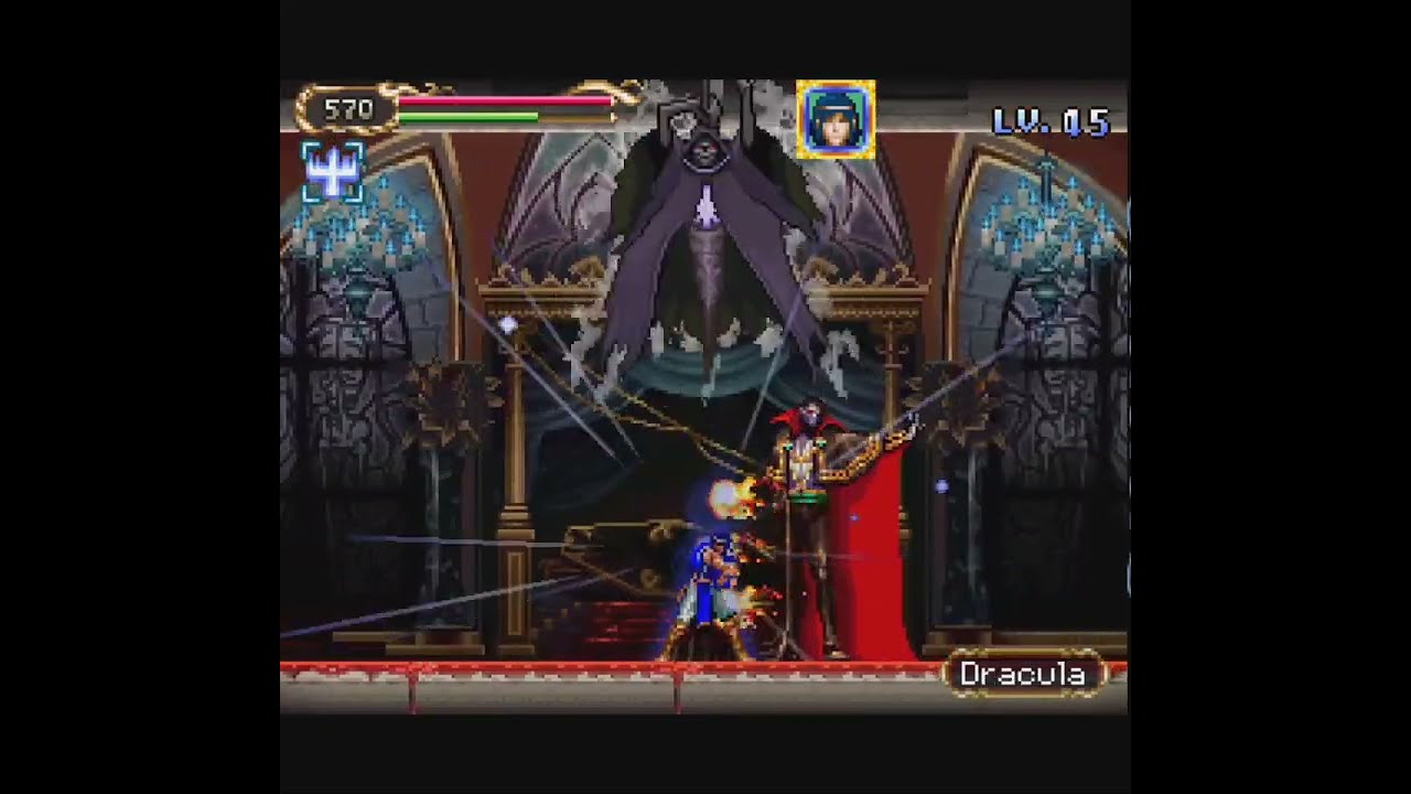 Castlevania Portrait Of Ruin - Dracula Final Boss Battle Richter Mode (Normal)
