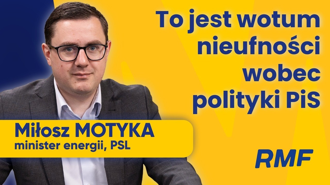 Miłosz Motyka gościem Porannej rozmowy w RMF FM