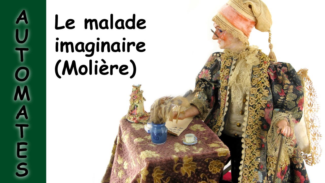 Vente d'automates musicaux: automate musical Malade imaginaire de Molière - Lutèce Créations - Paris