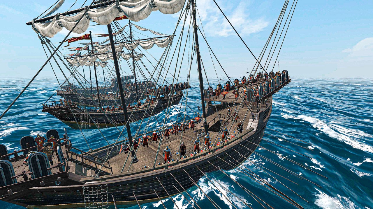 STURGIA vs VLANDIA Naval Battle - Mount and Blade 2 BANNERLORD War Sails DLC