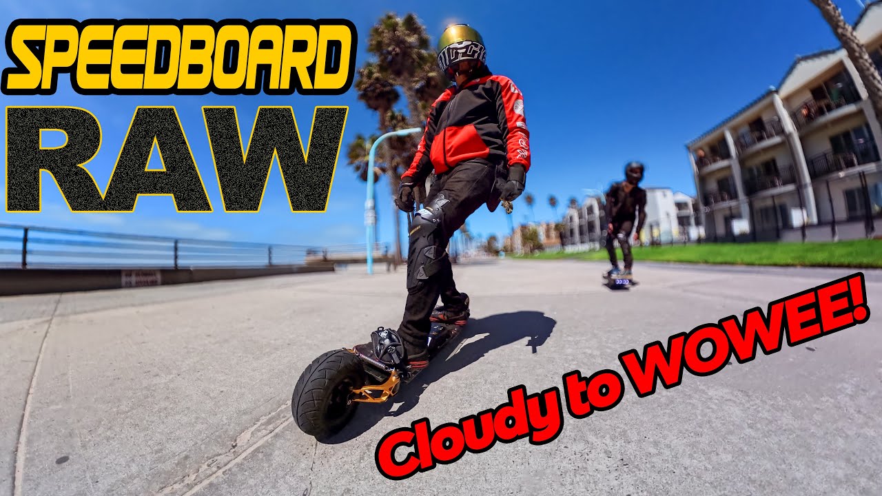 Raw: SPEEDBOARD La Jolla to Pacific Beach Featuring Onechair and Onewheel