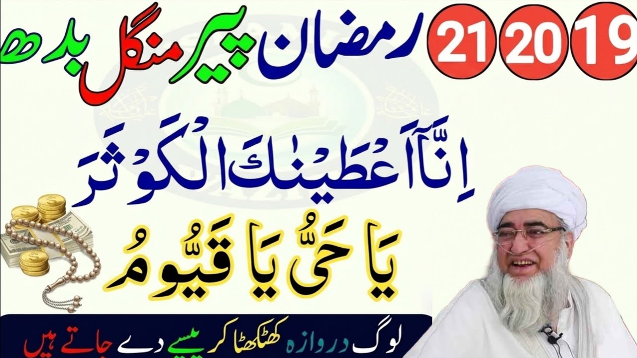 Powerful Wazifa for Rizq & Success | 19, 20, 21 Ramzan Special | Har Mushkil Ka Hal |mufti zarwali 