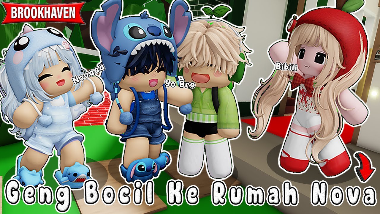 GENG BOCIL BERMAIN KE RUMAH @Baby Nova TAPI KOK ????  || BROOKHAVEN RP 🏡 ROBLOX INDONESIA