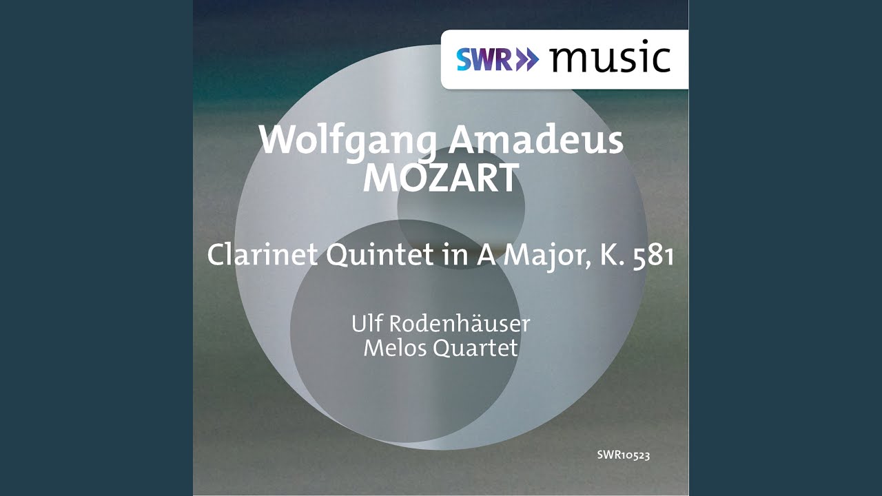 Clarinet Quintet in A Major, Op. 108, K. 581: IV. Allegretto con variazioni
