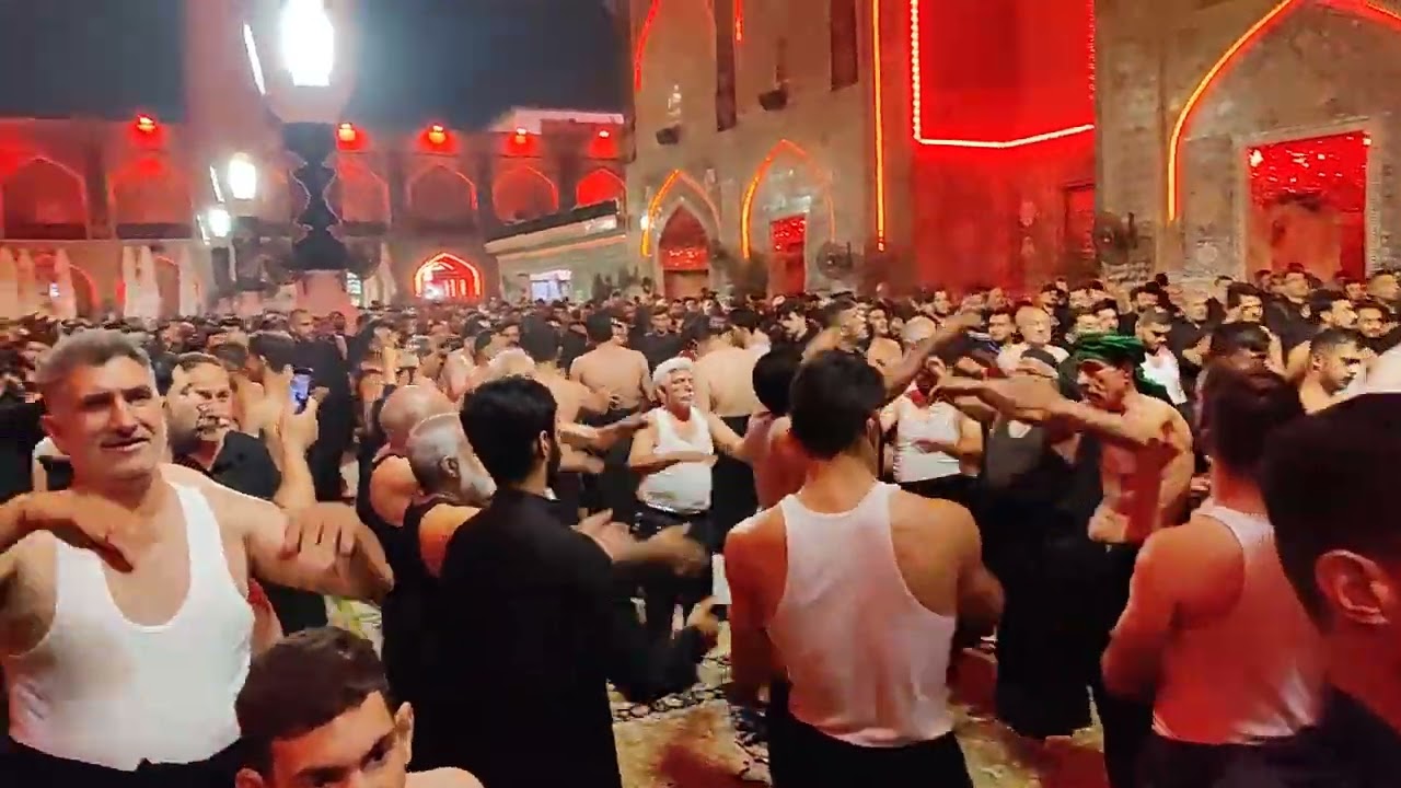 لطم قريض للرادود أمير العارضي موكب شباب علي بن الحسين الليله الحادي عشر شامي غريبان  محرم 1447 هجريه