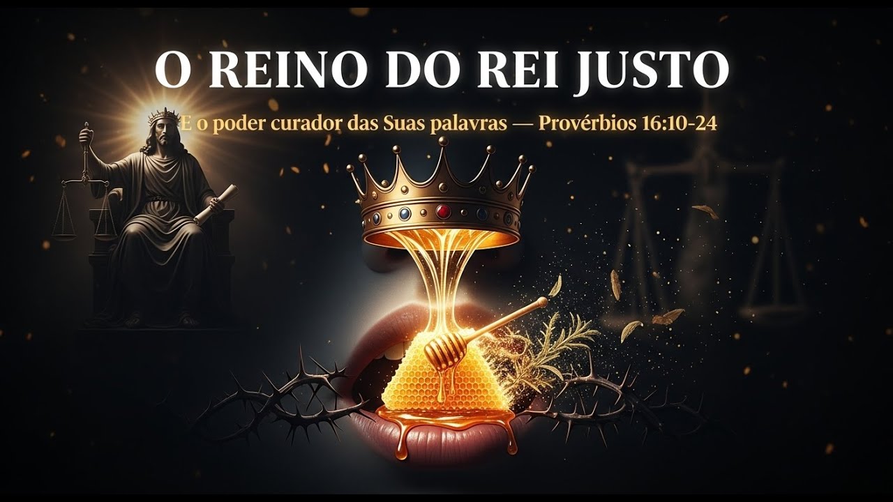 O Reino do Rei Justo e o Poder Curador das Suas Palavras. Provérbios 16:10-24.