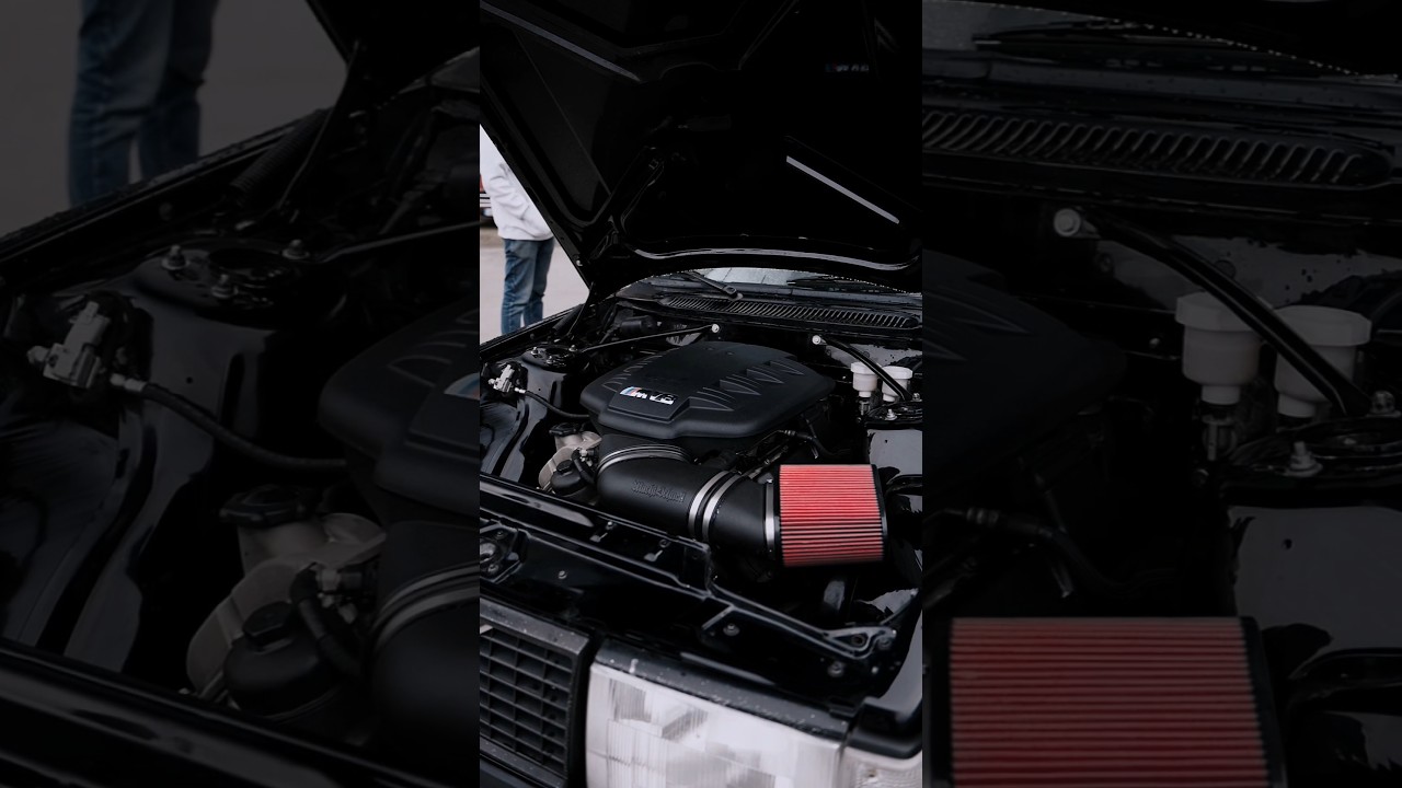 🤯1970s Volvo 242 BMW E92 M3 engine #engineswap #carproject #classiccars #volvo #e92 #clashofcarshd