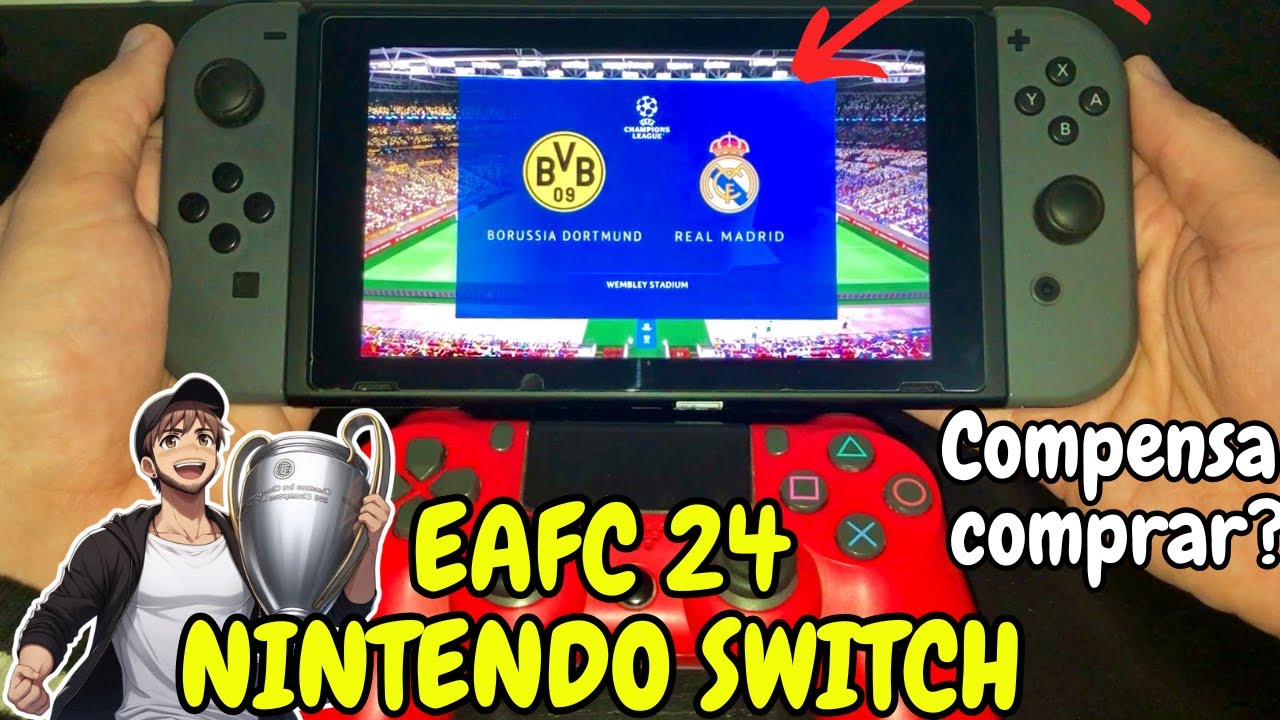 O EAFC 24 roda bem no Nintendo switch? Vale a pena?