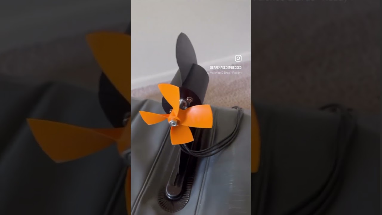 e-kayak update: Successful fin motor mount test!!