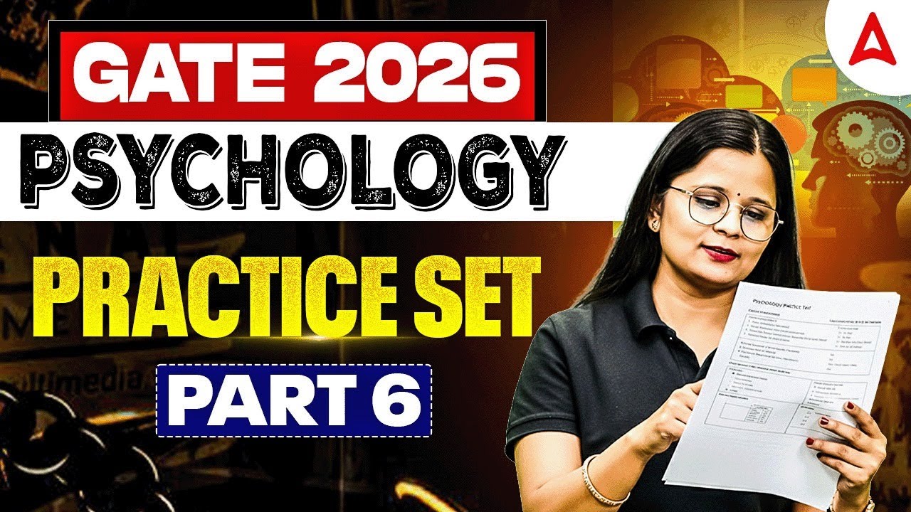 UGC NET / GATE Psychology | UGC NET/GATE Practice SET 2026 By Anjali Mam