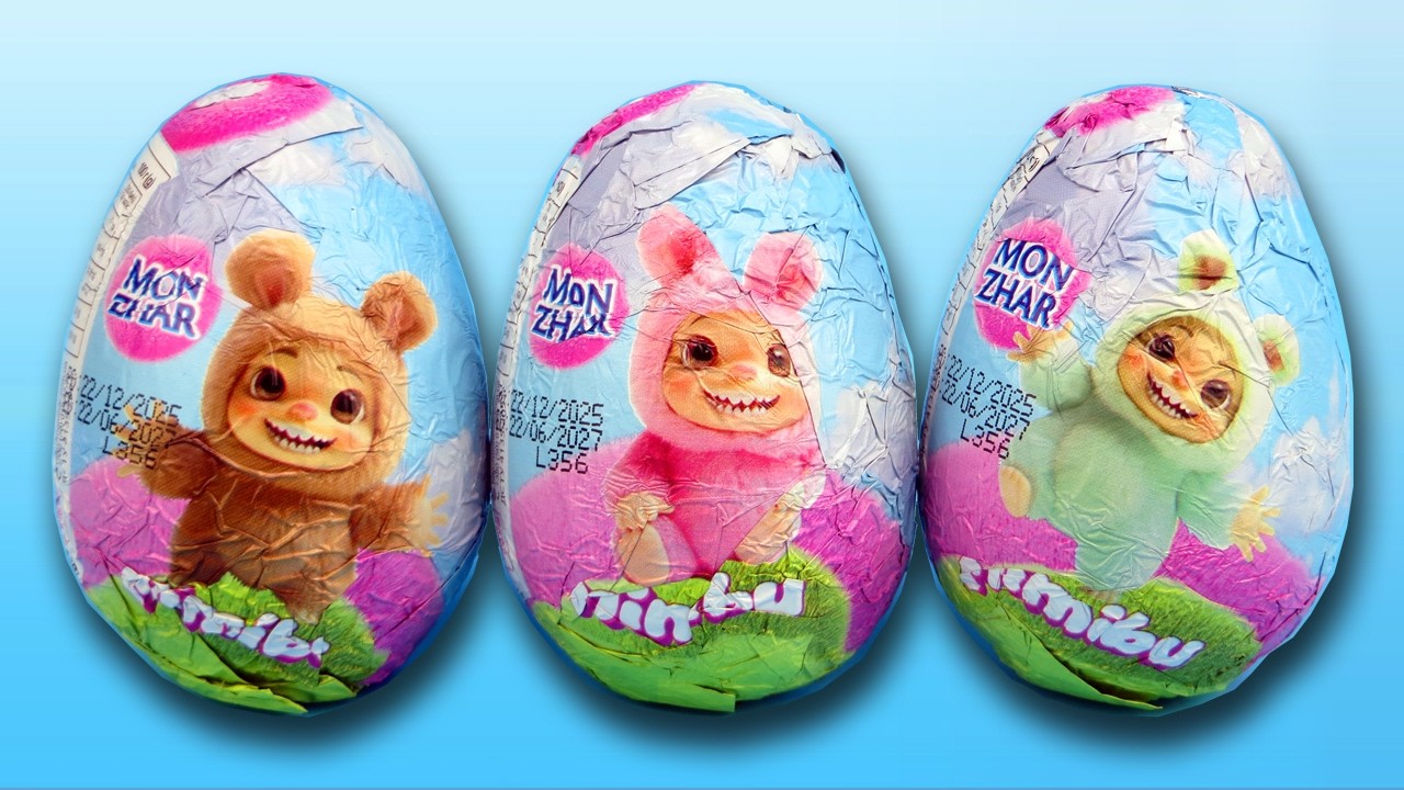 ASMR Unboxing 3 Surprise Eggs Oddly Satisfying Inspiring No Talking Video