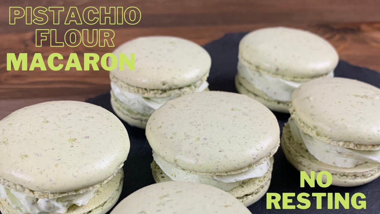 Pistachio Flour Macaron (Easy Recipe Tutorial) |