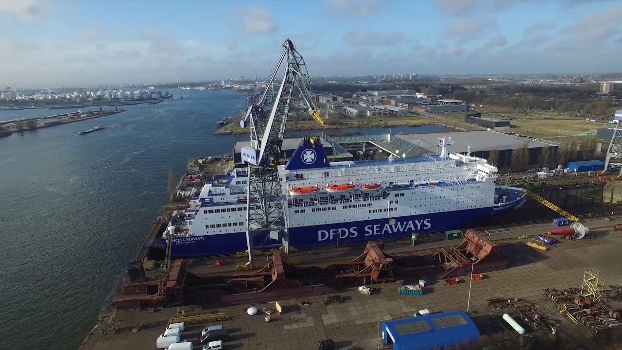 Princess Seaways Dry Dock 2017 | Newcastle - Amsterdam