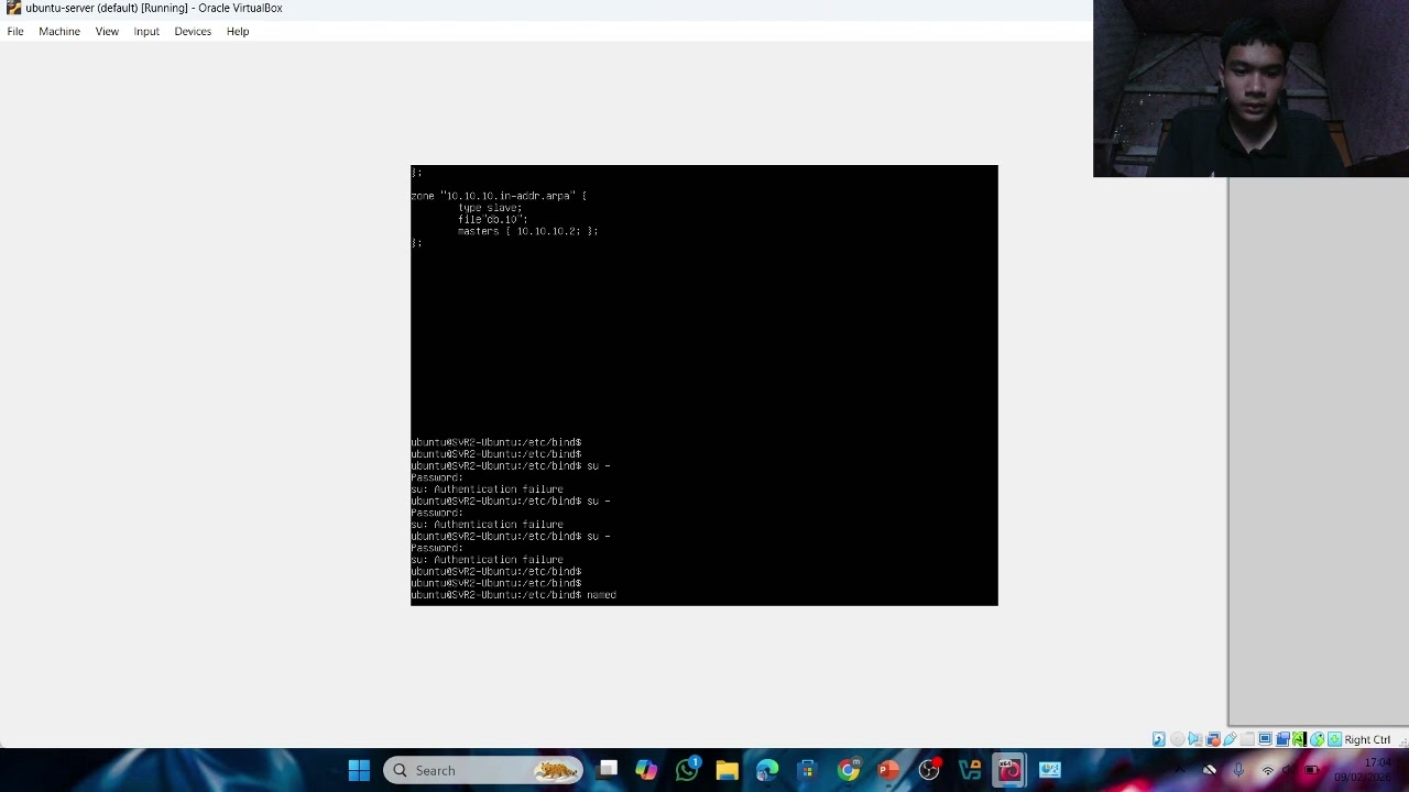 DNS SERVER ( MASTER SLAVE SERVER )