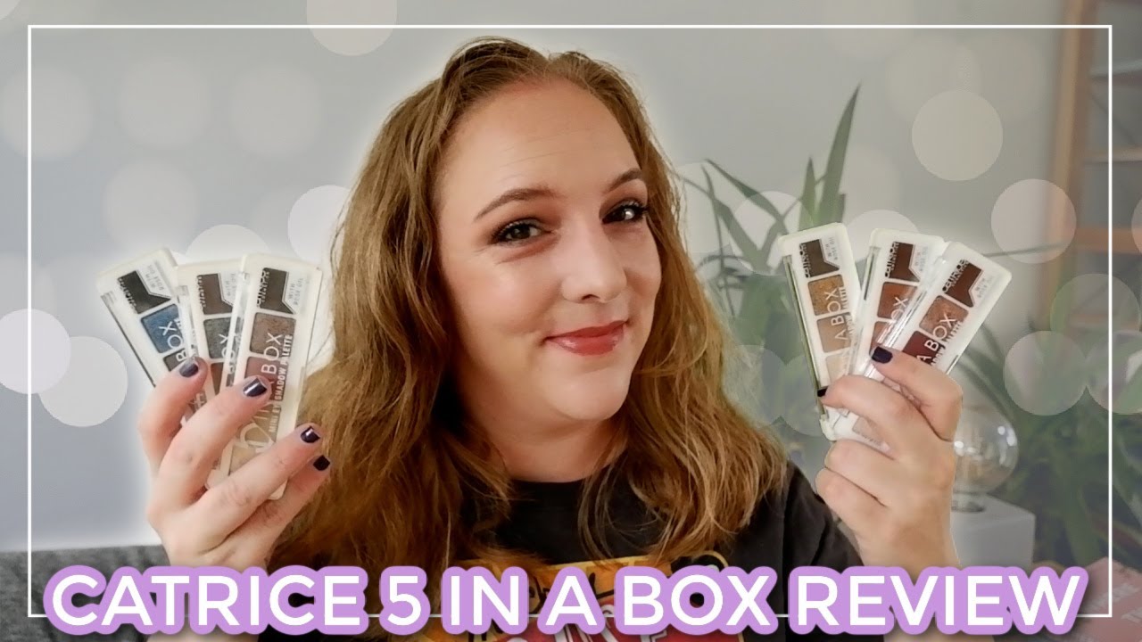 CATRICE 5 IN A BOX REVIEW // All 6 eyeshadow palettes incl. swatches, & ranking