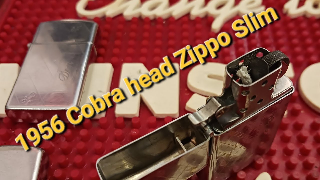1956 Cobra Head Zippo Slim and how to spot a real one...